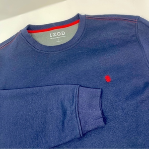 Izod Advantage Fleece Men’s Sweatshirt Sz.‎ Large Dark Blue